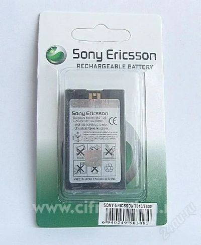 Лот: 836661. Фото: 1. Акб Bst-30 Sony Ericsson K700... Аккумуляторы