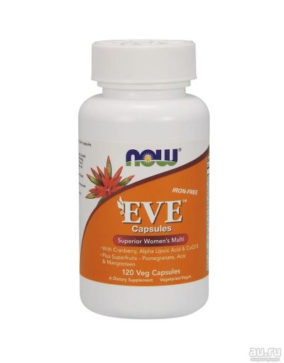 Лот: 15275484. Фото: 1. Now Foods, Ева, Eve, женские мультивитамины... Спортивное питание, витамины