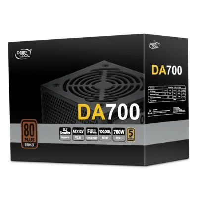 Лот: 19110678. Фото: 1. Бп 700w Deepcool DA700 Блок питания. Корпуса, блоки питания