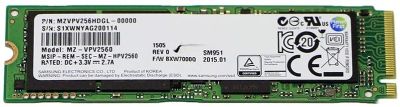 Лот: 10124843. Фото: 1. Samsung SSD NVMe SM951 256GB M... SSD-накопители