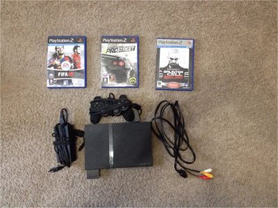 Лот: 7100712. Фото: 1. Продам Sony Playstation 2, с джойстиком... Игровые приставки, консоли