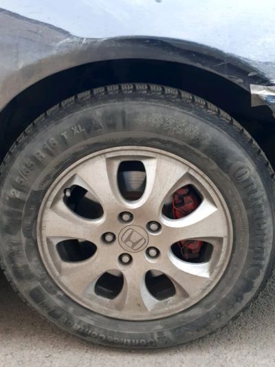 Лот: 14065265. Фото: 1. Диски Honda r16 оригинал (continental... Шины на дисках