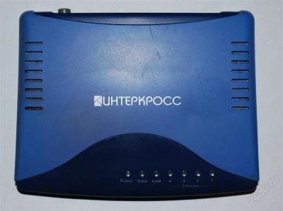 Лот: 1170726. Фото: 1. Интеркросс ADSL модем. Маршрутизаторы (роутеры)