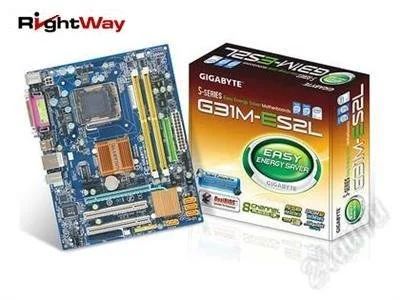 Лот: 1072350. Фото: 1. GIGABYTE GA-G31M-ES2L - Новая... Материнские платы