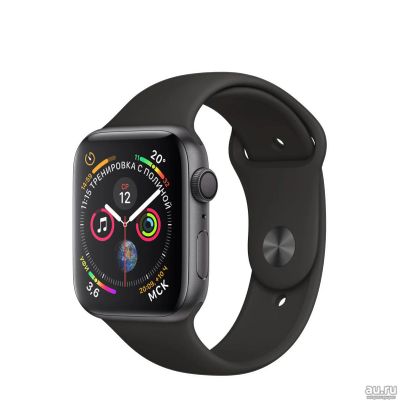 Лот: 14853029. Фото: 1. Apple Watch 4 44mm Black. Смарт-часы, фитнес-браслеты, аксессуары