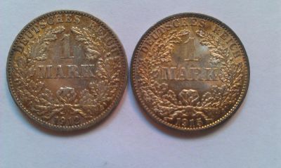 Лот: 7684256. Фото: 1. 1 марка Германия, две монеты 1912... Германия и Австрия
