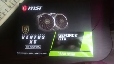 Лот: 17525066. Фото: 1. видеокарта Nvidia 1660 super. Видеокарты