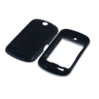 Лот: 12058012. Фото: 1. Корпус LG P350 Черный. Корпуса, клавиатуры, кнопки