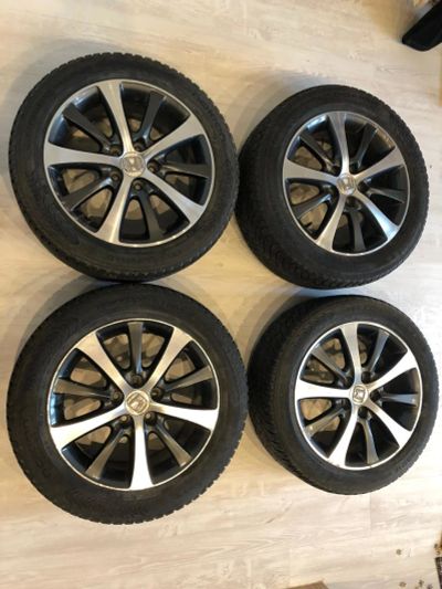 Лот: 16635219. Фото: 1. Комплект оригинальных дисков Honda... Колпаки