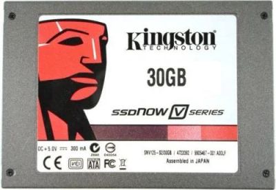 Лот: 4368390. Фото: 1. SSD Kingston 30Gb. Жёсткие диски (HDD)