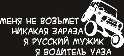 Лот: 12099941. Фото: 1. Наклейки / Меня не возьмет никакая... Наклейки автомобильные