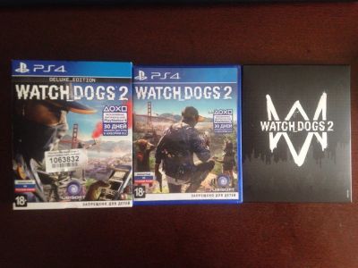 Лот: 9212444. Фото: 1. Watch dogs 2 deluxe edition. Игры для консолей