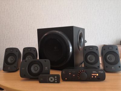 Лот: 17792436. Фото: 1. Акустика logitech z906. Акустические системы