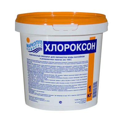 Лот: 7625374. Фото: 1. Хлороксон, 1 кг, ведро, комплексный... Бассейны, аксессуары и комплектующие