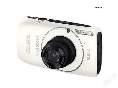 Лот: 1482651. Фото: 1. Canon IXUS 300 HS White. Цифровые компактные
