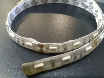 Лот: 23269290. Фото: 1. Отрезок ленты 12V Green 2X (5060... Светодиодная подсветка