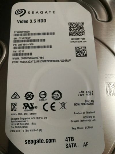 Лот: 19232122. Фото: 1. Жесткий диск 4 Тб Seagate ST4000VM000. Жёсткие диски (HDD)