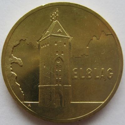 Лот: 6449552. Фото: 1. 2 злотых 2006. Эльблонг, в обороте... Европа