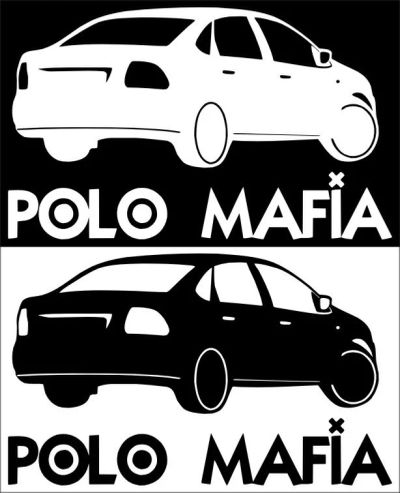 Лот: 9635855. Фото: 1. Наклейка Polo mafia. Наклейки автомобильные