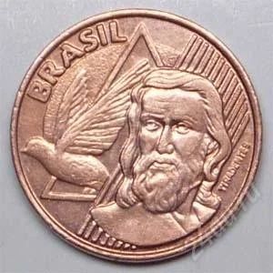Лот: 1587793. Фото: 1. Бразилия. 5 сентаво 1998г. (1-2... Америка