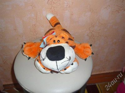 Лот: 297470. Фото: 1. Тигр мягкий. Другое (дети растут)