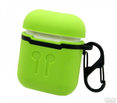Лот: 17355835. Фото: 1. Чехол для AirPods AAA зеленый... Чехлы, бамперы
