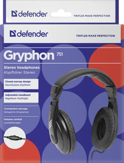 Лот: 4881785. Фото: 1. Наушники Defender Gryphon 751... Наушники, гарнитуры