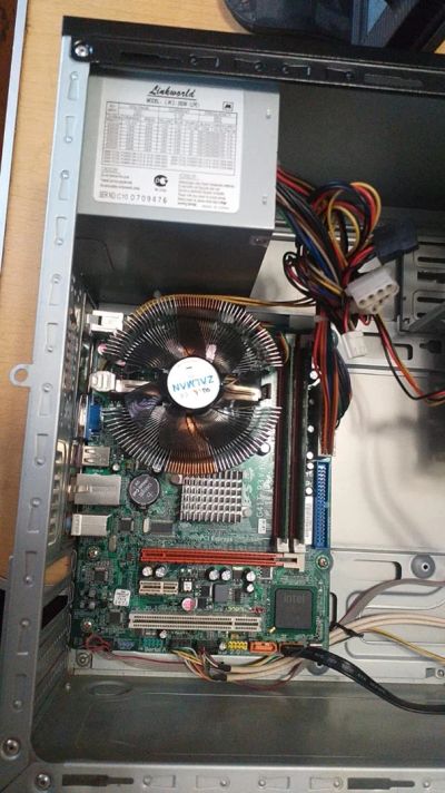 Лот: 19139102. Фото: 1. ecs g41t-r3/CoreQuad6600/4GB/HDD80... Компьютеры в сборе