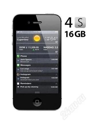 Лот: 1857812. Фото: 1. apple iphone 4s 16гб (с рубля... Смартфоны