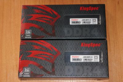 Лот: 21171939. Фото: 1. Оперативная память DDR4 16GB(2x8GB... Оперативная память