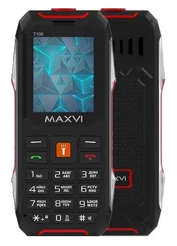 Лот: 20662278. Фото: 1. Мобильный телефон Maxvi T100 Red... Смартфоны