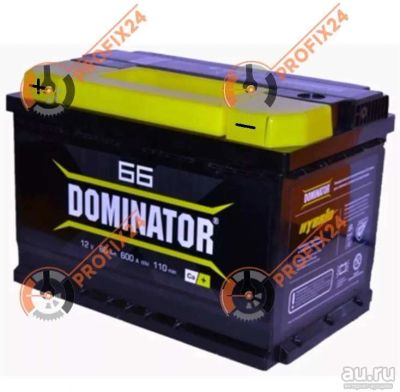 Лот: 13288524. Фото: 1. Аккумулятор DOMINATOR 66 А/Ч... Аккумуляторы