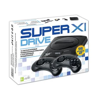 Лот: 5307056. Фото: 1. Sega Super Drive 11 Black 95 встроенных... Игровые приставки, консоли