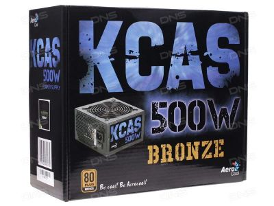 Лот: 11694172. Фото: 1. Блок питания Aerocool KCAS 500W... Корпуса, блоки питания