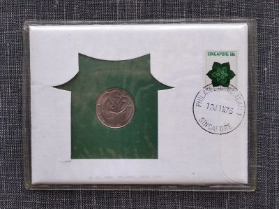 Лот: 16513549. Фото: 1. 20 центов 1976 года. Сингапур... Азия