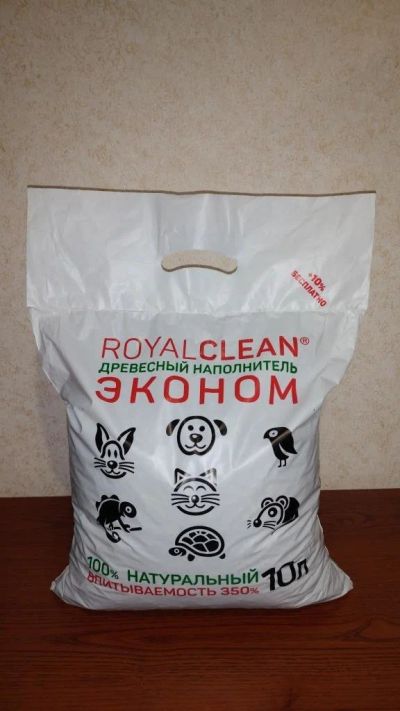 Лот: 12599653. Фото: 1. Наполнитель ROYAL CLEAN Эконом... Миски, лотки, наполнители