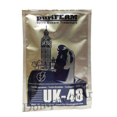 Лот: 15860496. Фото: 1. Турбо Дрожжи Puriferm UK-48, 128... Ингредиенты для приготовления напитков