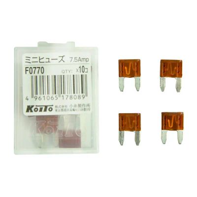 Лот: 16645325. Фото: 1. Предохранитель Koito 7,5А Mini... Электрооборудование