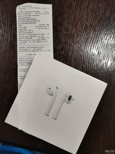 Лот: 17593096. Фото: 1. Наушники Apple AirPods 2 (Новые... Наушники, гарнитуры