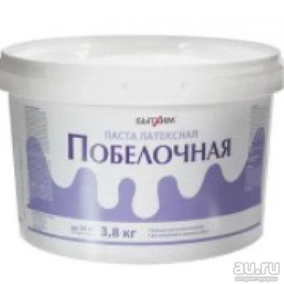 Лот: 16905507. Фото: 1. Паста Бытхим латексная побелочная... Краски, лаки, растворитель