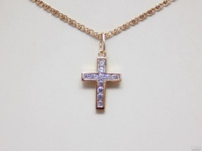 Лот: 13045778. Фото: 1. ЗОЛОТОЙ КРЕСТ 1,38 ГРАММ. Другое (ювелирные изделия, бижутерия, часы)
