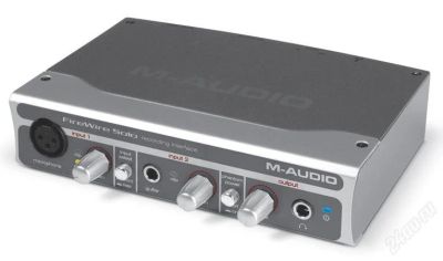 Лот: 846399. Фото: 1. M-Audio Firewire Solo внешняя... Звуковые карты