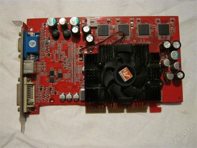 Лот: 976636. Фото: 1. ATI RADEON 9700Pro 128Mb <AGP... Видеокарты