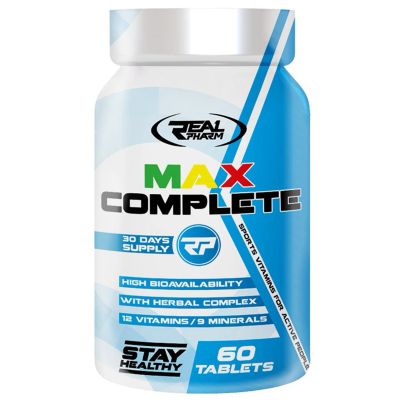 Лот: 12391902. Фото: 1. Real Pharm Max Complete (60 таб... Спортивное питание, витамины