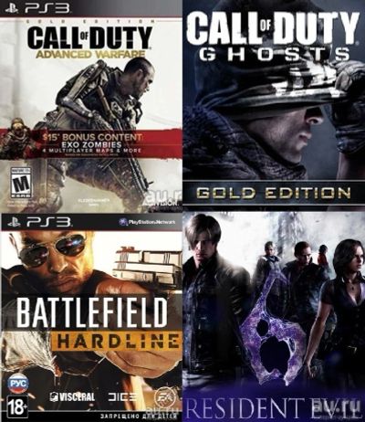 Лот: 7534326. Фото: 1. 10 игр на PS 3 Золотое издание... Игры для консолей