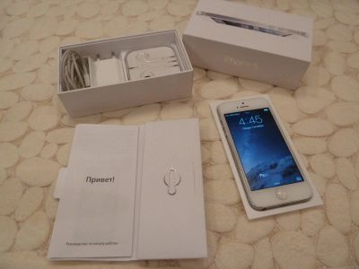 Лот: 4569289. Фото: 1. apple iphone 5 white 16gb РосТест. Смартфоны