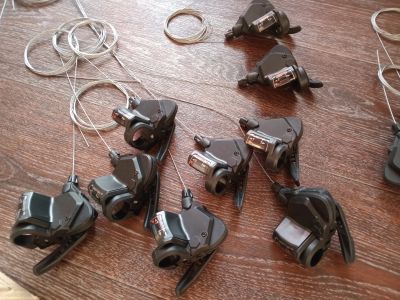 Лот: 25518822. Фото: 1. Шифтеры microshift комплект 3... Запчасти