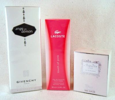 Лот: 7165250. Фото: 1. Одним лотом! Парфюм Givenchy Lacoste... Женская парфюмерия