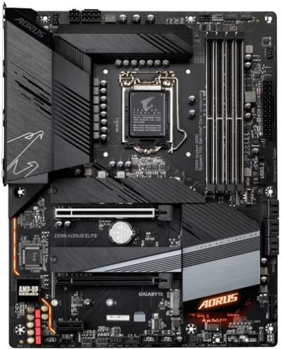 Лот: 19249720. Фото: 1. Gigabyte Z590 Aorus Elite, i5-11500. Комплекты запчастей