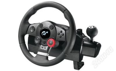 Лот: 1297661. Фото: 1. Игровой руль Logitech Driving... Аксессуары для игровых приставок, консолей, геймпады